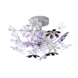 Moderne Wandlamp  Flower - Metaal - Chroom-R20012017