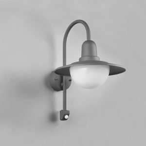 Moderne Wandlamp  Norman - Metaal - Grijs-207269142