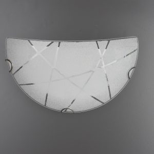 Moderne Wandlamp  Sandrina - Glas - Wit-201200100