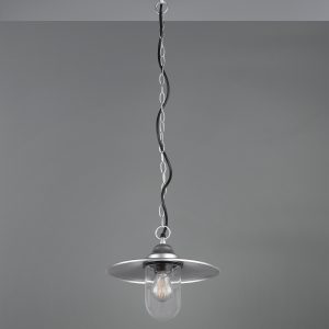Vintage Hanglamp  Brenta - Metaal - Grijs-301760186