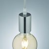 Vintage Hanglamp  Cord - Metaal - Grijs-310100107