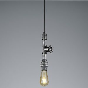 Vintage Hanglamp  Gotham - Metaal - Zilver-307000188
