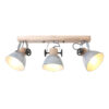 Spot Sterre Modern 3 lichtpunten Hout