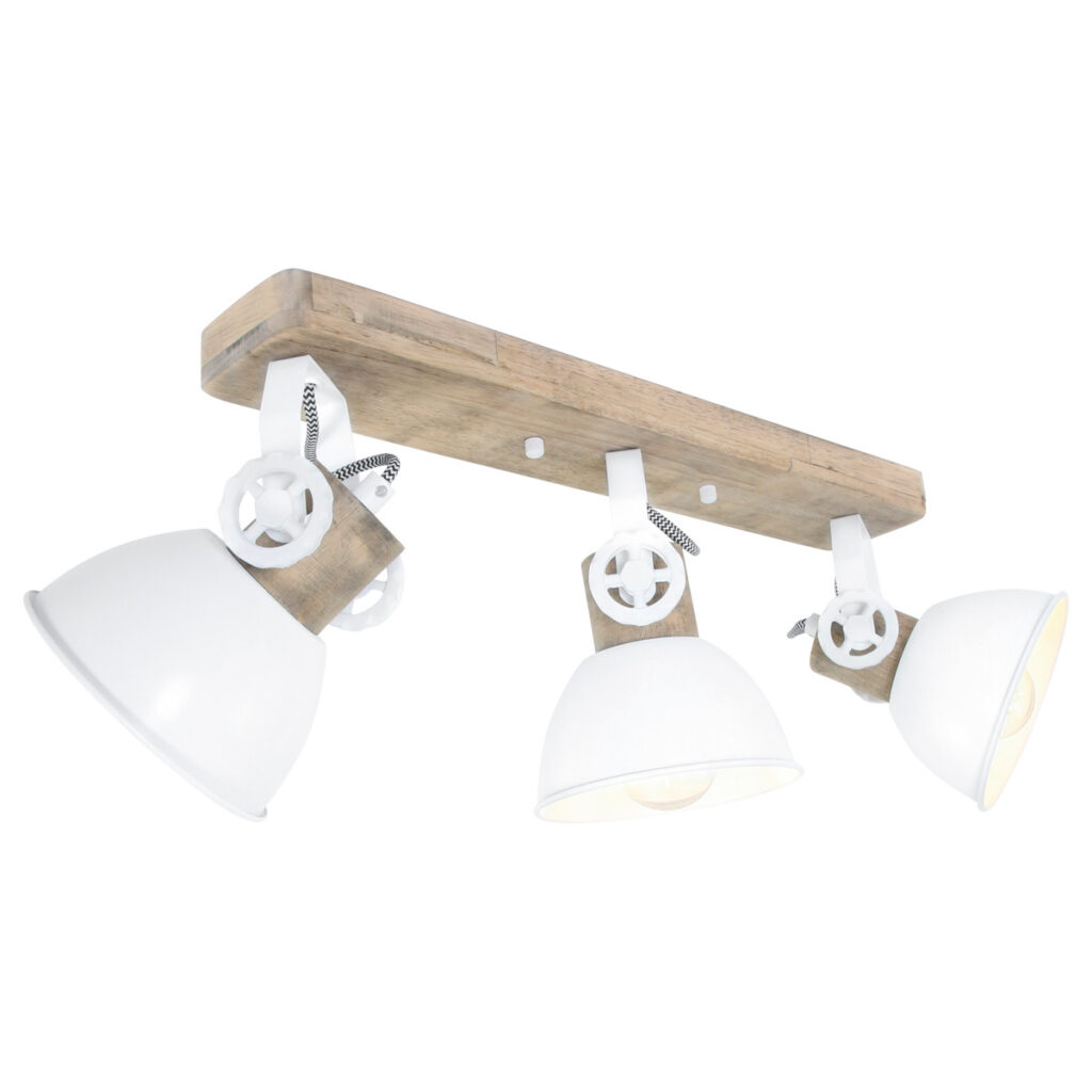 Spot Sterre Modern 3 lichtpunten Hout