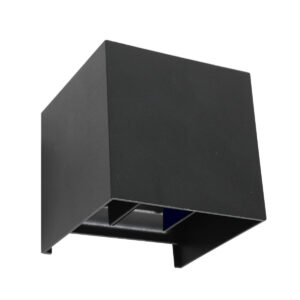 Moderne Wandlamp Alto Zwart 2-lichts