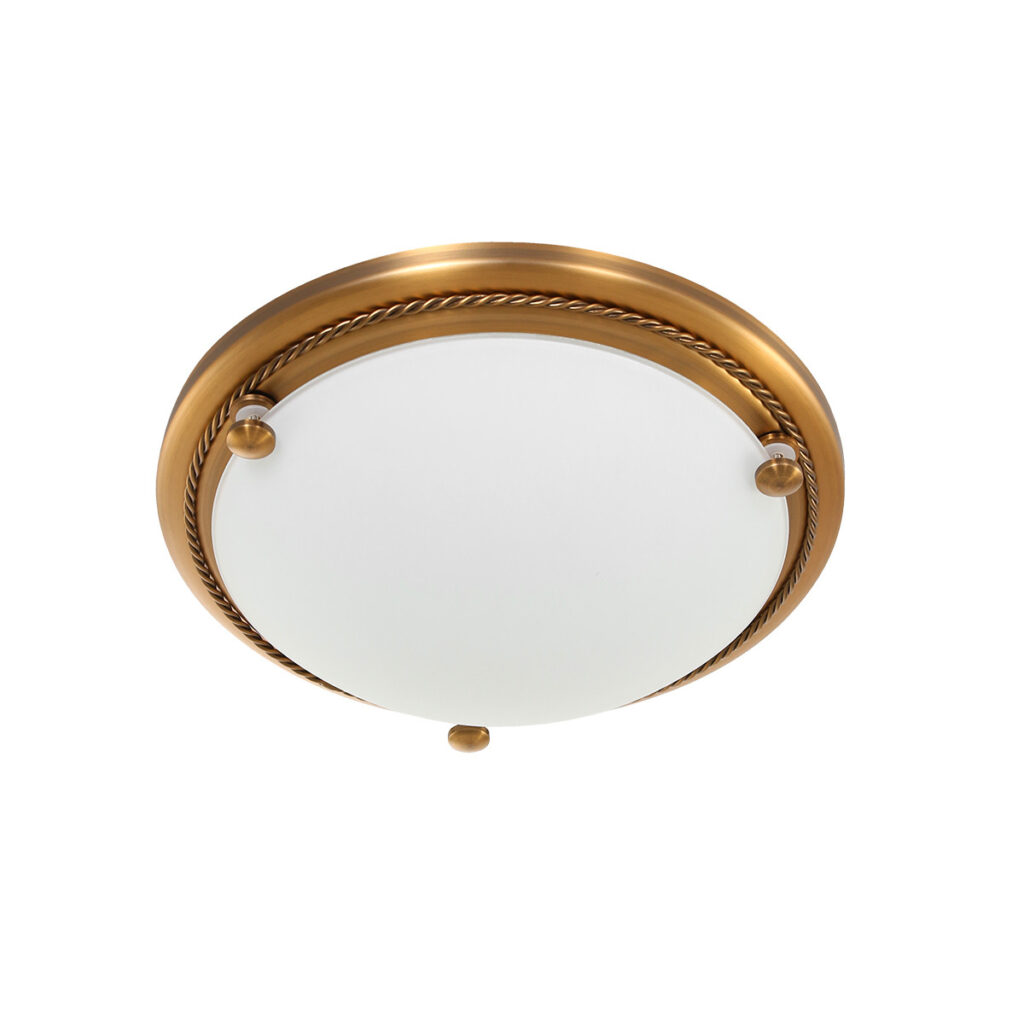 Plafonniere Ceiling and wall klassiek 2 lichtpunten Brons