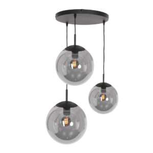 Hanglamp Esmee Modern 3 lichtpunten Transparant