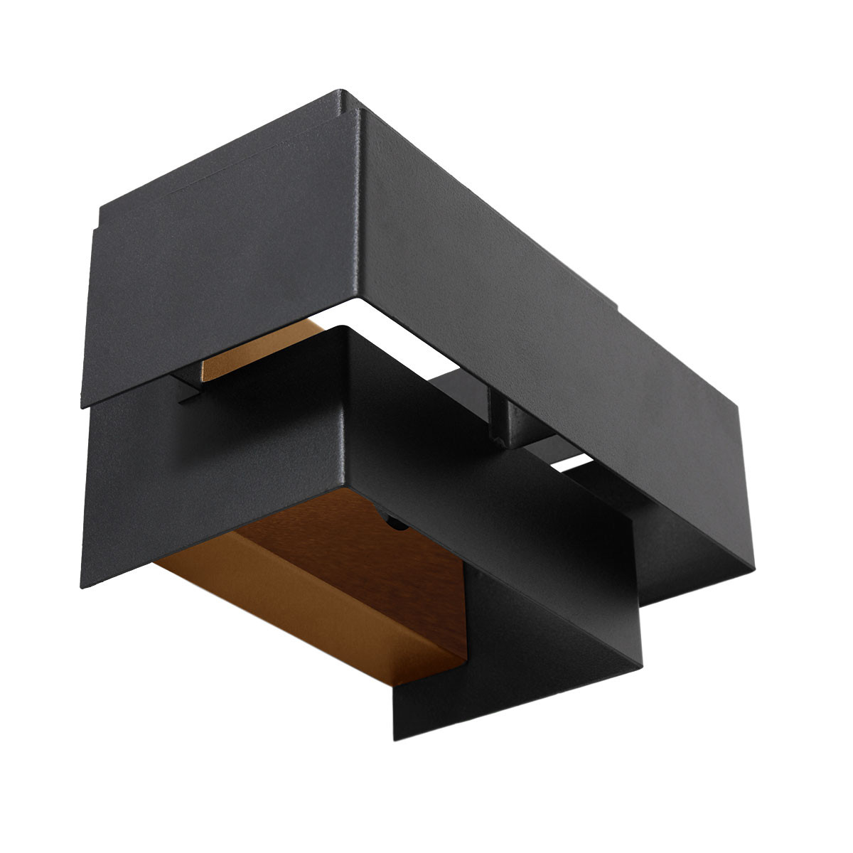 Wandlamp Amber modern 2 lichtpunten Goud