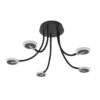Plafonniere Noa Modern 5 lichtpunten Transparant