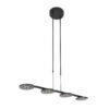 Hanglamp Noa modern 4 lichtpunten glas