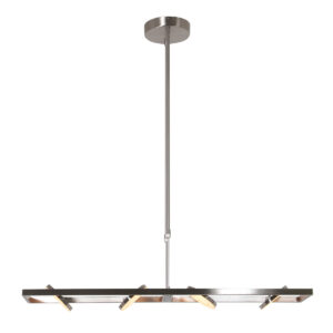 Hanglamp Lotte Modern 4 lichtpunten Staal