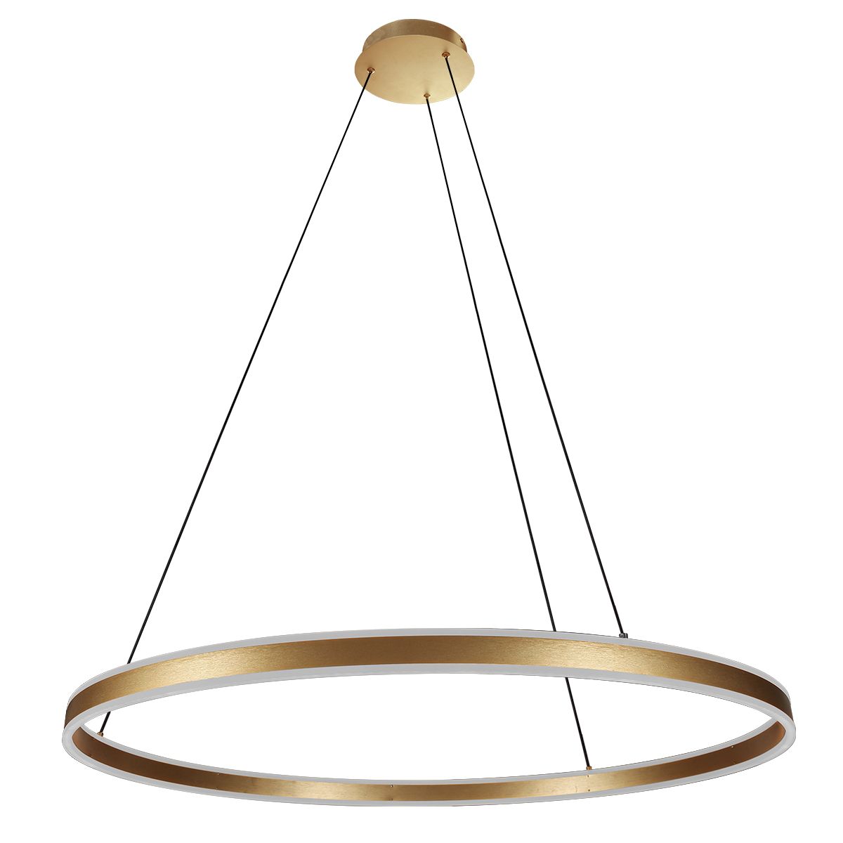 Hanglamp Ringlux Modern 2 lichtpunten Goud