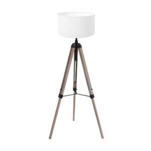 Vloerlamp Triek modern Hout