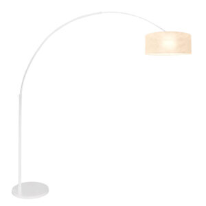 Moderne Vloerlamp Polaris Wit