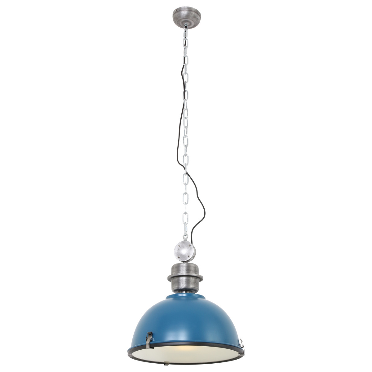 Hanglamp Bikkel industrieel Blauw
