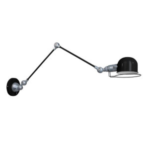Wandlamp Maya industrieel Zwart