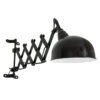 Wandlamp Sven industrieel Zwart