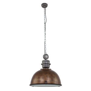 Hanglamp Bikkel industrieel Bruin
