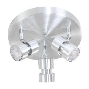 Spot Norah modern 3 lichtpunten Staal