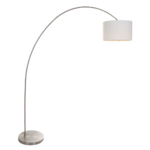 Moderne Vloerlamp Flare Staal
