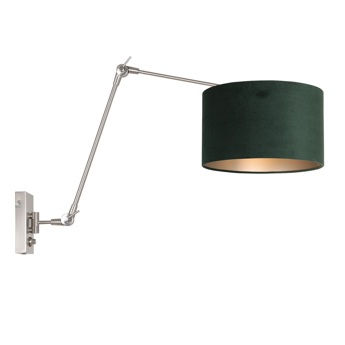 Wandlamp Stijn modern Grijs