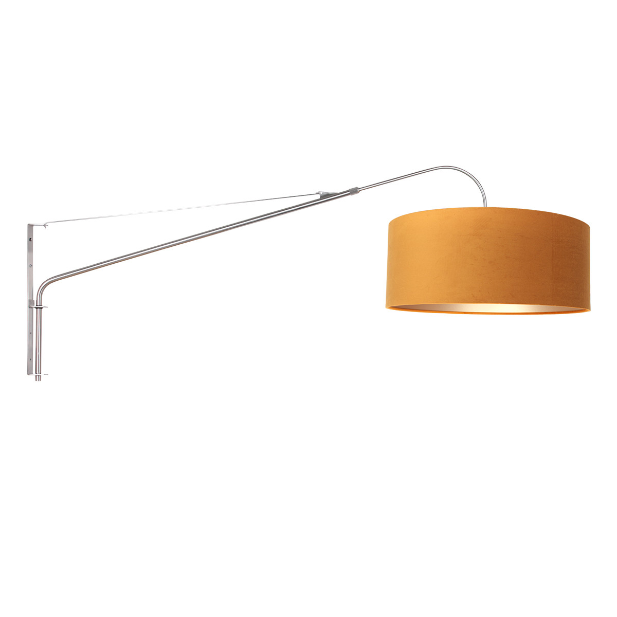 Wandlamp Teun modern Grijs