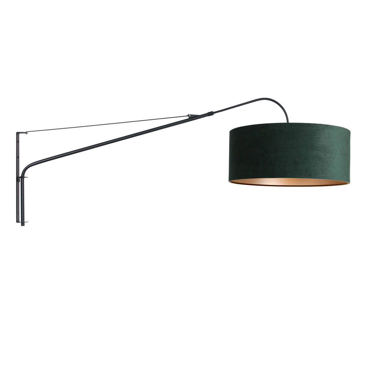 Wandlamp Teun modern Wit