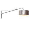 Wandlamp Teun modern Zilver