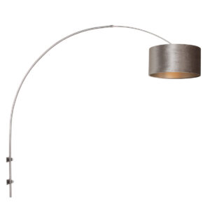 Wandlamp Niek modern Staal