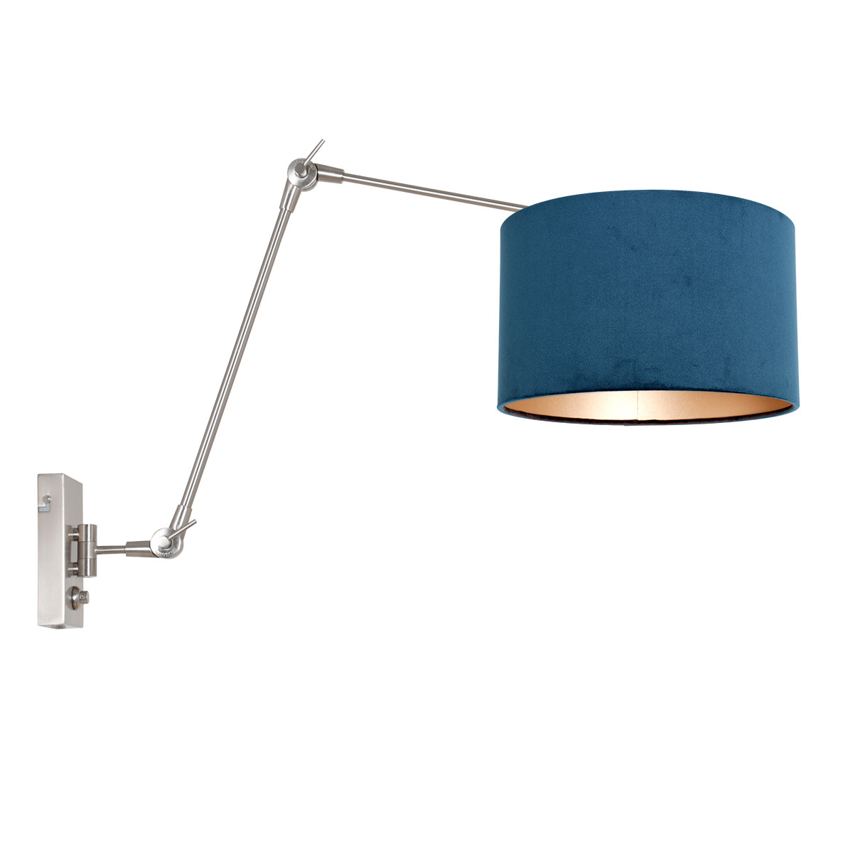 Wandlamp Stijn modern Blauw