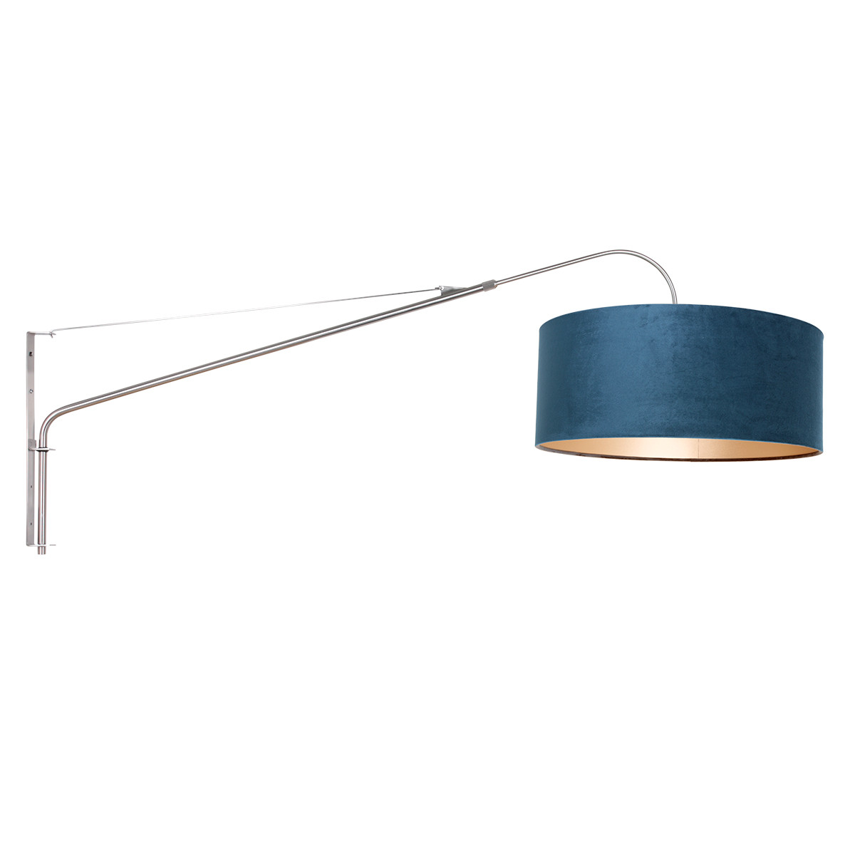 Wandlamp Teun modern Transparant