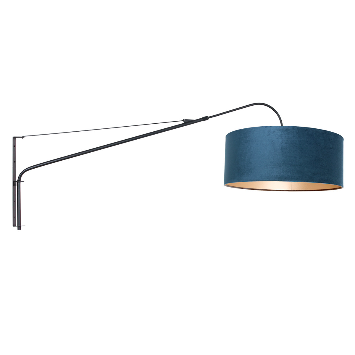 Wandlamp Teun modern Transparant
