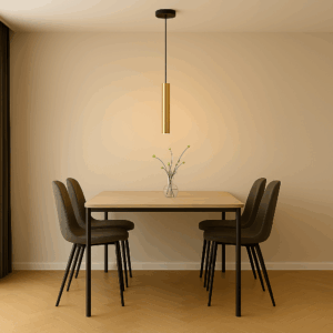 Hanglamp Tubel modern Messing