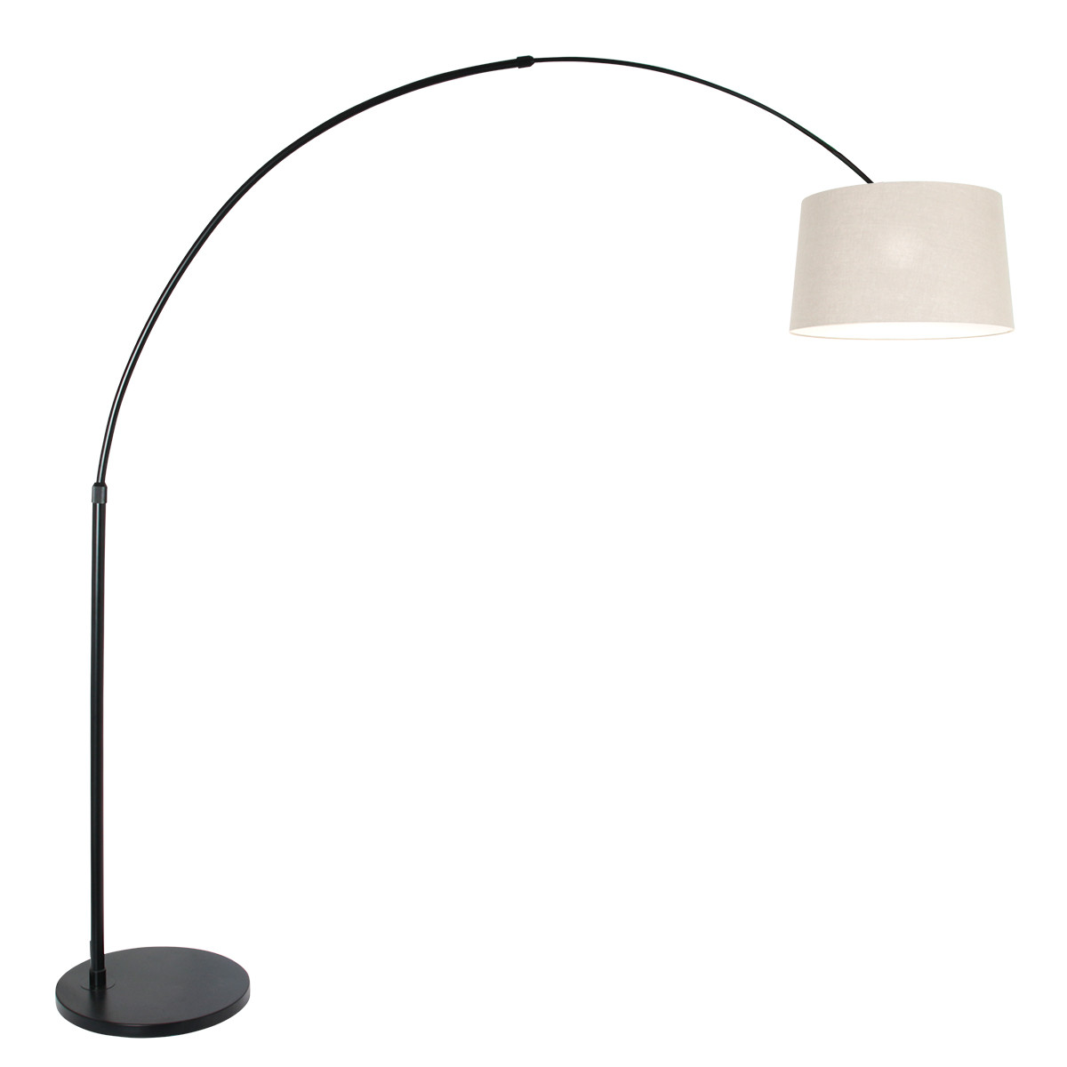 Vloerlamp Niek modern Zwart