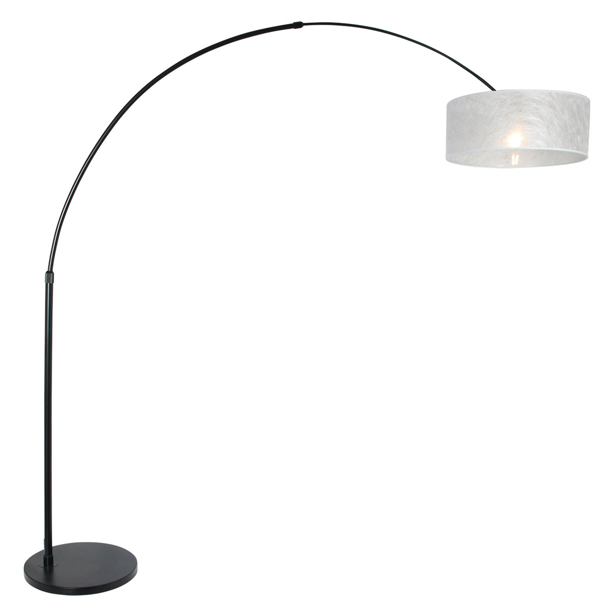 Vloerlamp Niek modern Transparant