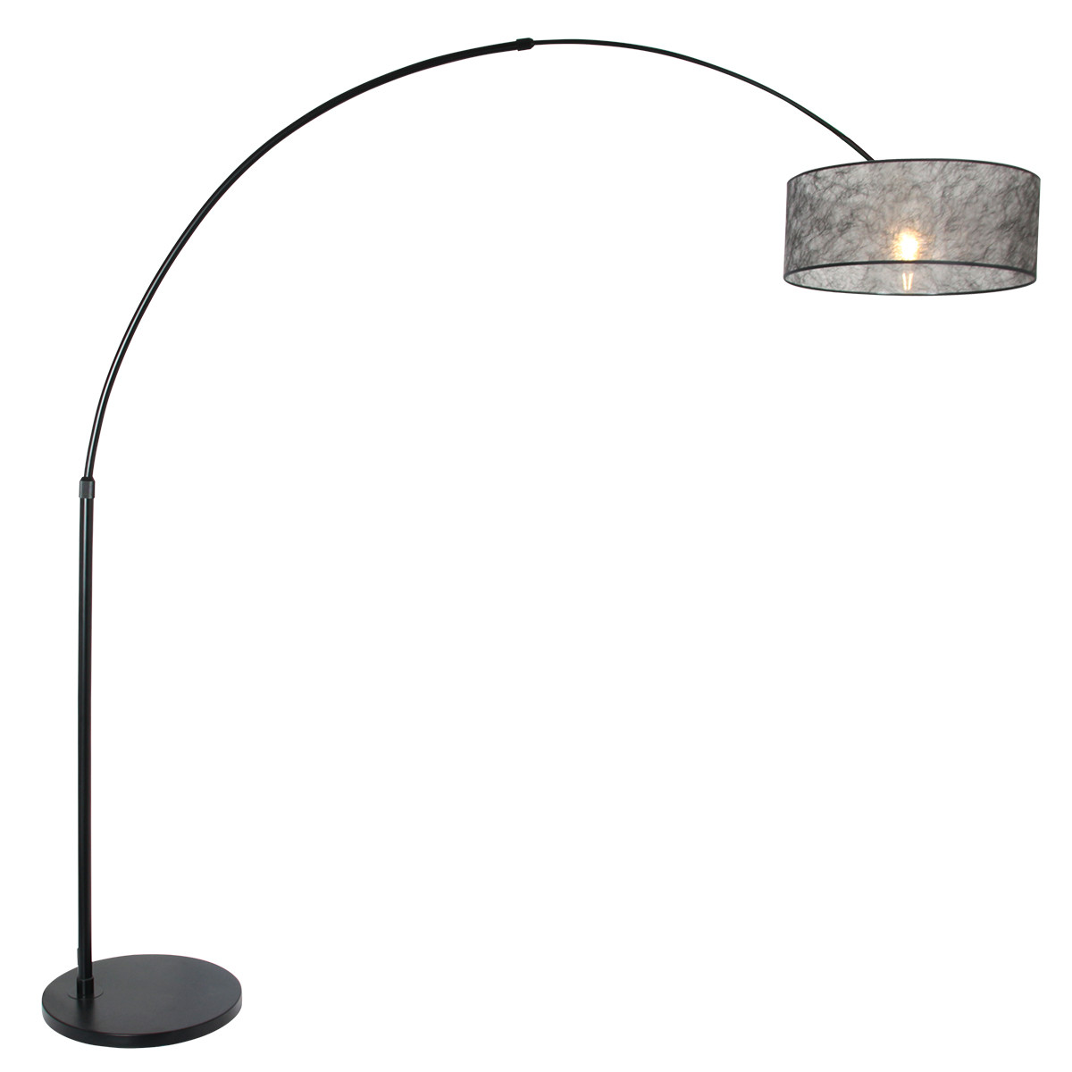 Vloerlamp Niek modern Transparant