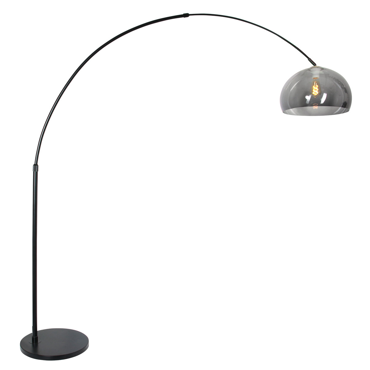 Vloerlamp Niek modern Transparant