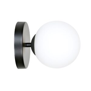 Wandlamp Samuel landelijk Zwart