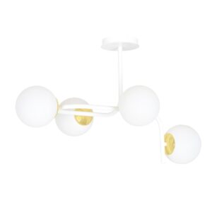 Plafondlamp Berta Modern 4 lichtpunten Wit