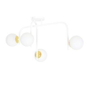 Plafondlamp Berta Modern 4 lichtpunten Wit
