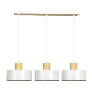 Hanglamp Amparo Modern 3 lichtpunten Wit