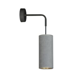 Retro wandlamp Rizzo Zwart