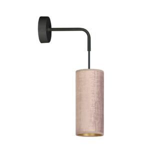 Retro wandlamp Rizzo Zwart