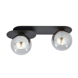 Plafondlamp Julio Modern 2 lichtpunten Zwart