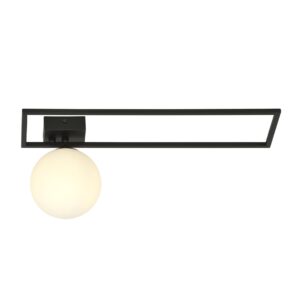 Plafondlamp Cesar landelijk Zwart