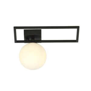 Plafondlamp Cesar landelijk Zwart