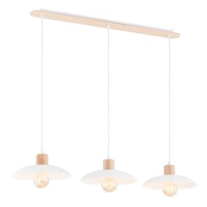 Hanglamp Victor Modern 3 lichtpunten Wit
