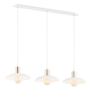 Hanglamp Sol Modern 3 lichtpunten Wit