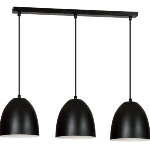 moderne hanglamp Santis Zwart 3-lichts