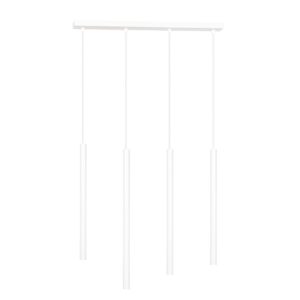 Hanglamp Blanca Modern 4 lichtpunten Wit